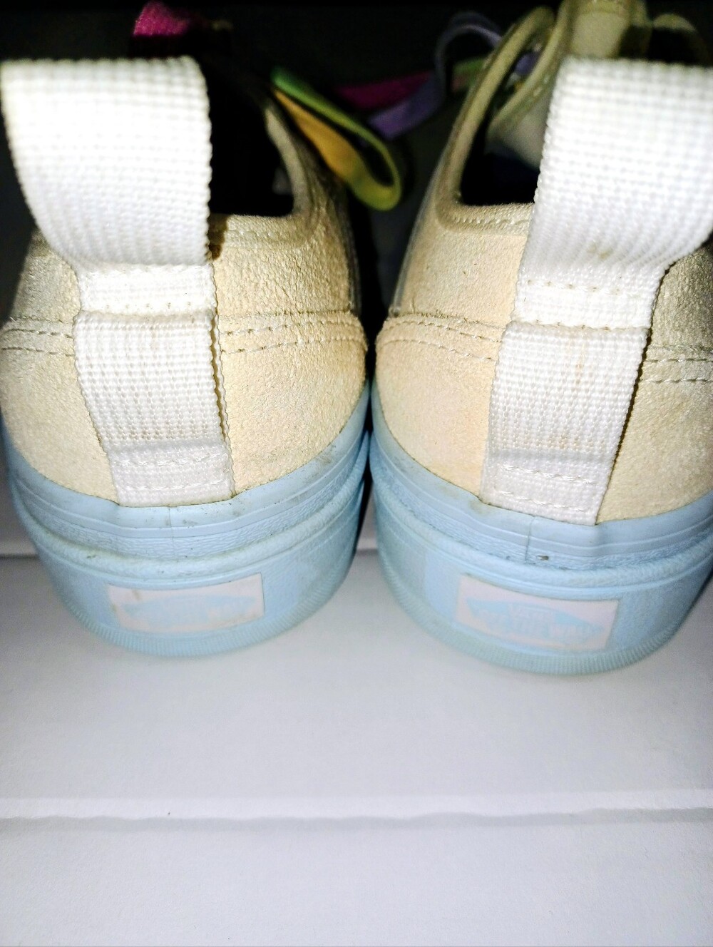 Vans Pastel Rainbow Off The Wall Platform Sneakers Unisex - Picture 5 of 10